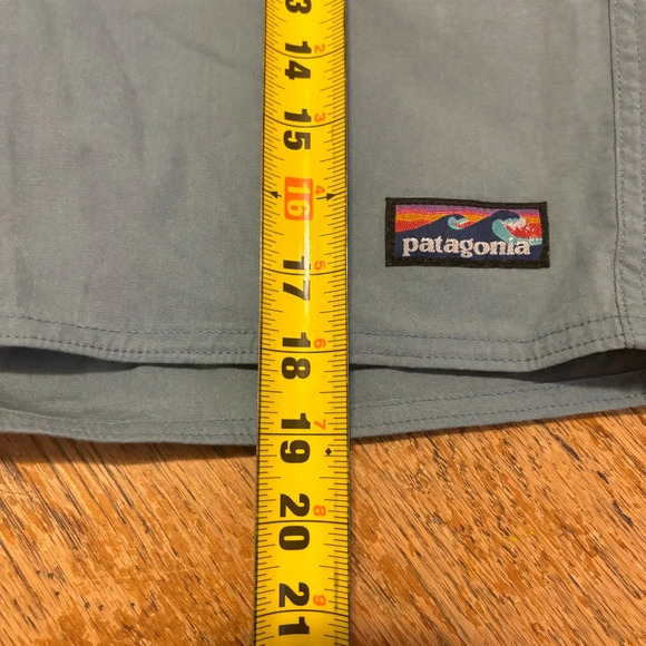 Patagonia Shorts Mens 36 Blue Wavefarer Board Swim Trunks Stretch 8” Inseam - Picture 4 of 6